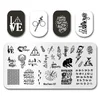 Nail Stamp MouTeen157 Magic School Full Cover Nail Plates Stamp King Manicure Set For Nail Art Stamping 1