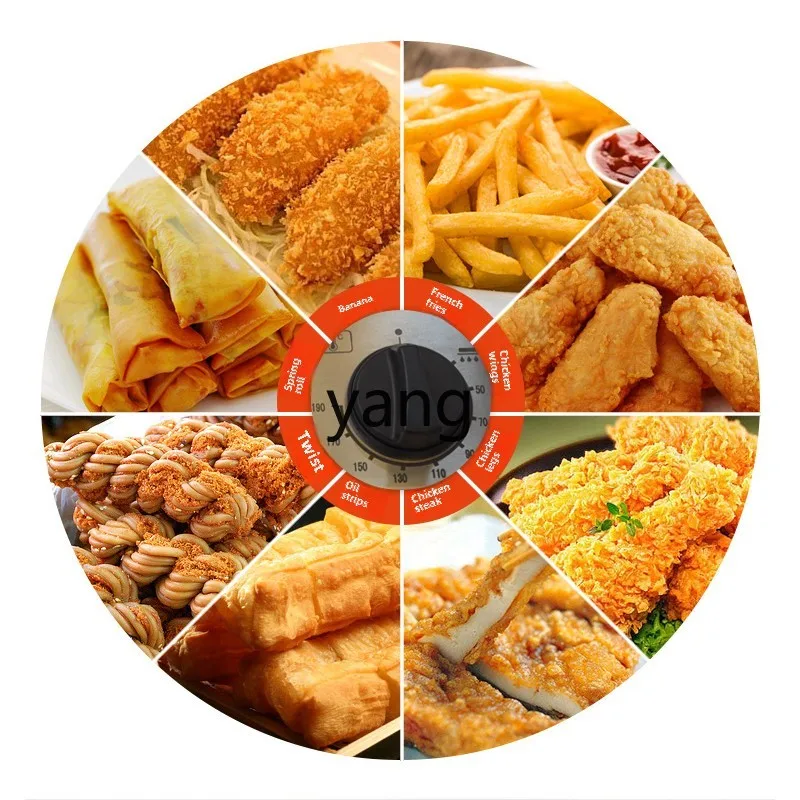 CX Commercial Electric Fryer Single Double Cylinder Large Capacity Fryer Chicken Chop Fries Machine