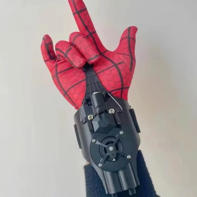 Ml Legends Fully Automatic Peripheral Spiderman Web Shooters Spider Silk Launcher Rope Device Cosplay Toys Props Gifts