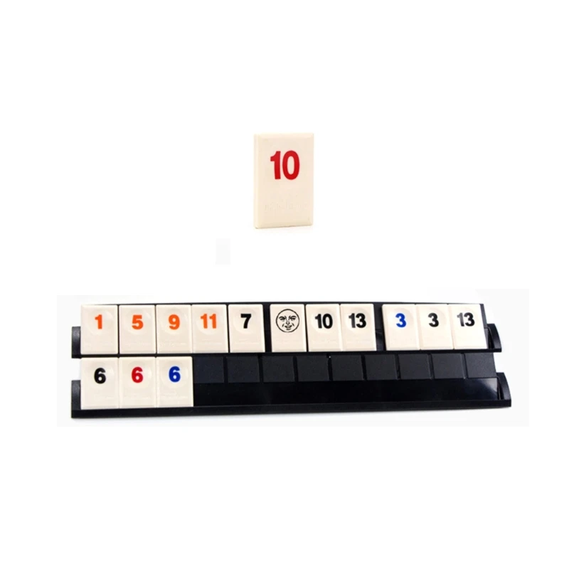 

2-4 Player Rummy 106 Tile Large Rummy with Firm Rack and Instructions Set