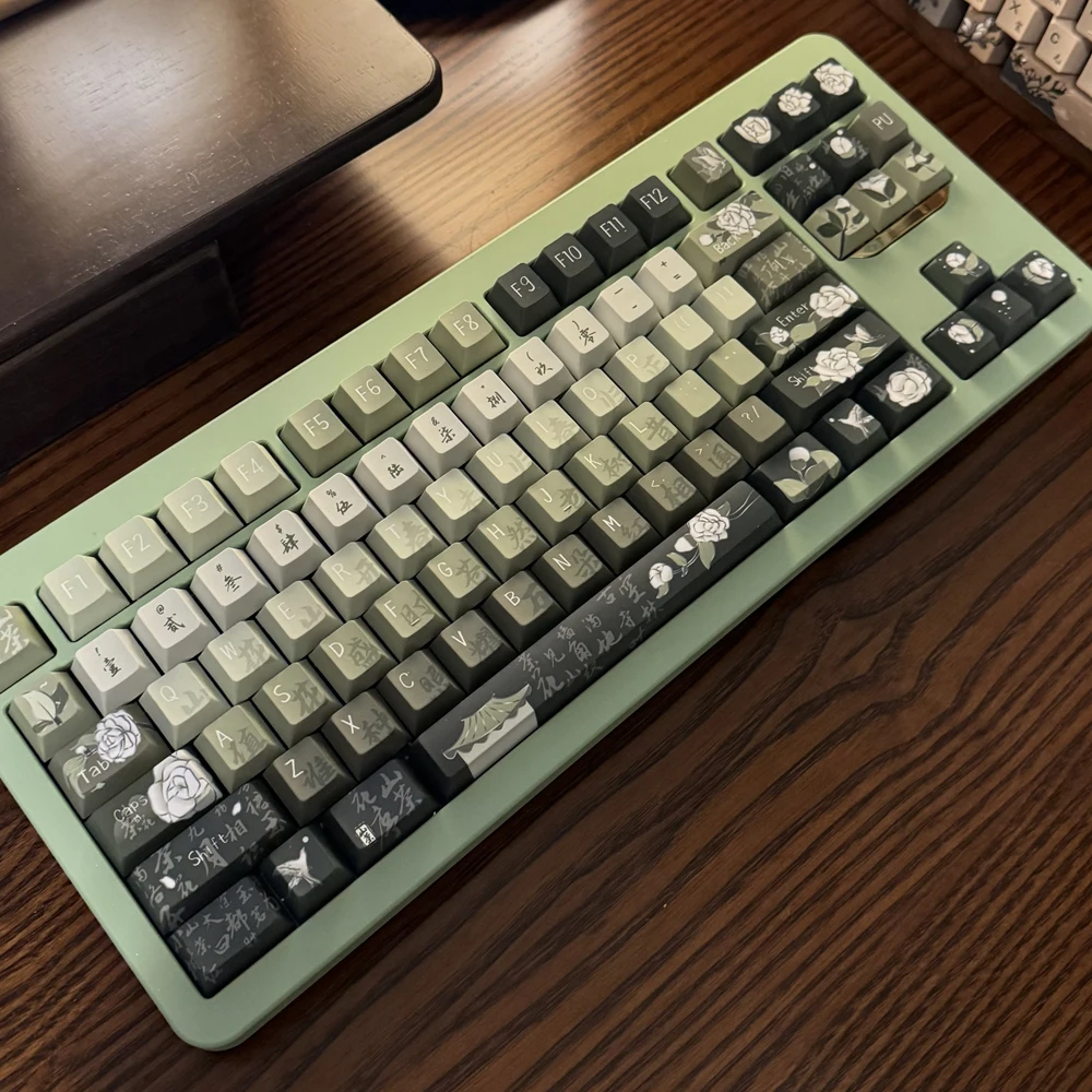 Keycaps PBT 145 Tasten ANSI&ISO Layout Keycaps Mit 7U Leertaste Dye-Sublimation Cherry Profile Keycaps Für Gateron Kailh Cherry MX Switches Mechanische Tastaturen