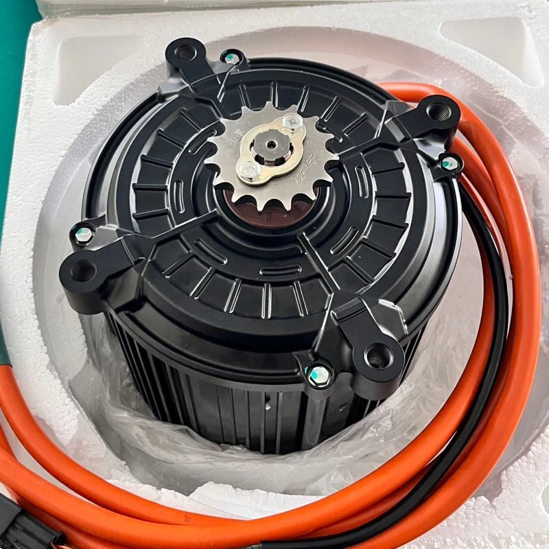 QS180 90H 8000W 72V 110KPH Mid Drive Motor For Adult Electric Motorcycle with Fardriver ND72850/ND721200/ND721800 Controller