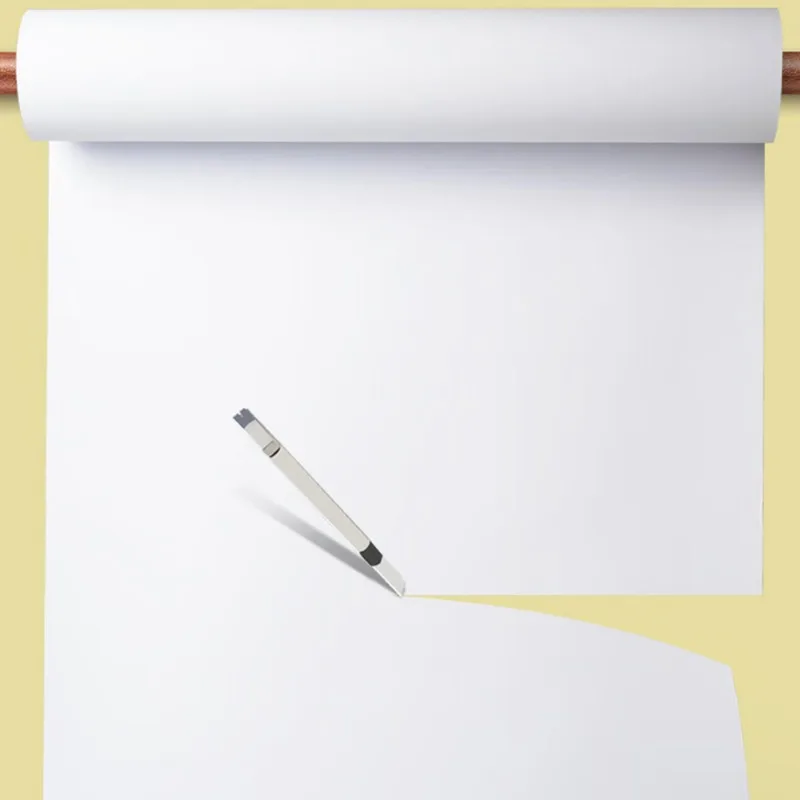 White Wrapping Paper Easel Painting Drawing Paper Roll Kids Art Supplies, Chart Poster Arts & Crafts Wrap Gift Wrapping Paper