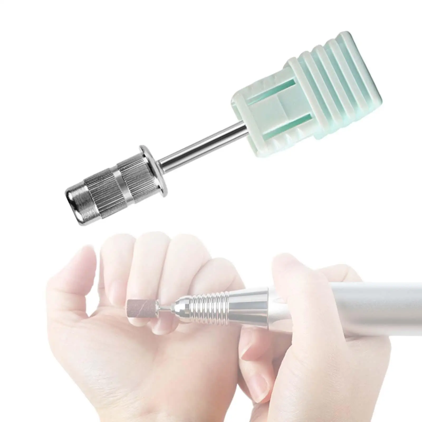 샌딩 밴드 네일 드릴 비트, 전문 피팅 2.35mm 거치대 샌딩 밴드 샤프트, 아크릴 손톱 매니큐어 살롱 홈 스파