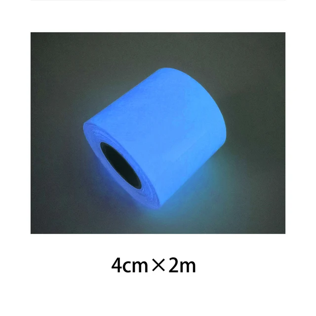 2M Luminous Tape Green Blue Self-adhesive Tape Glow In Dark Safety Warning Security Stage Home Decoration Tapes 5