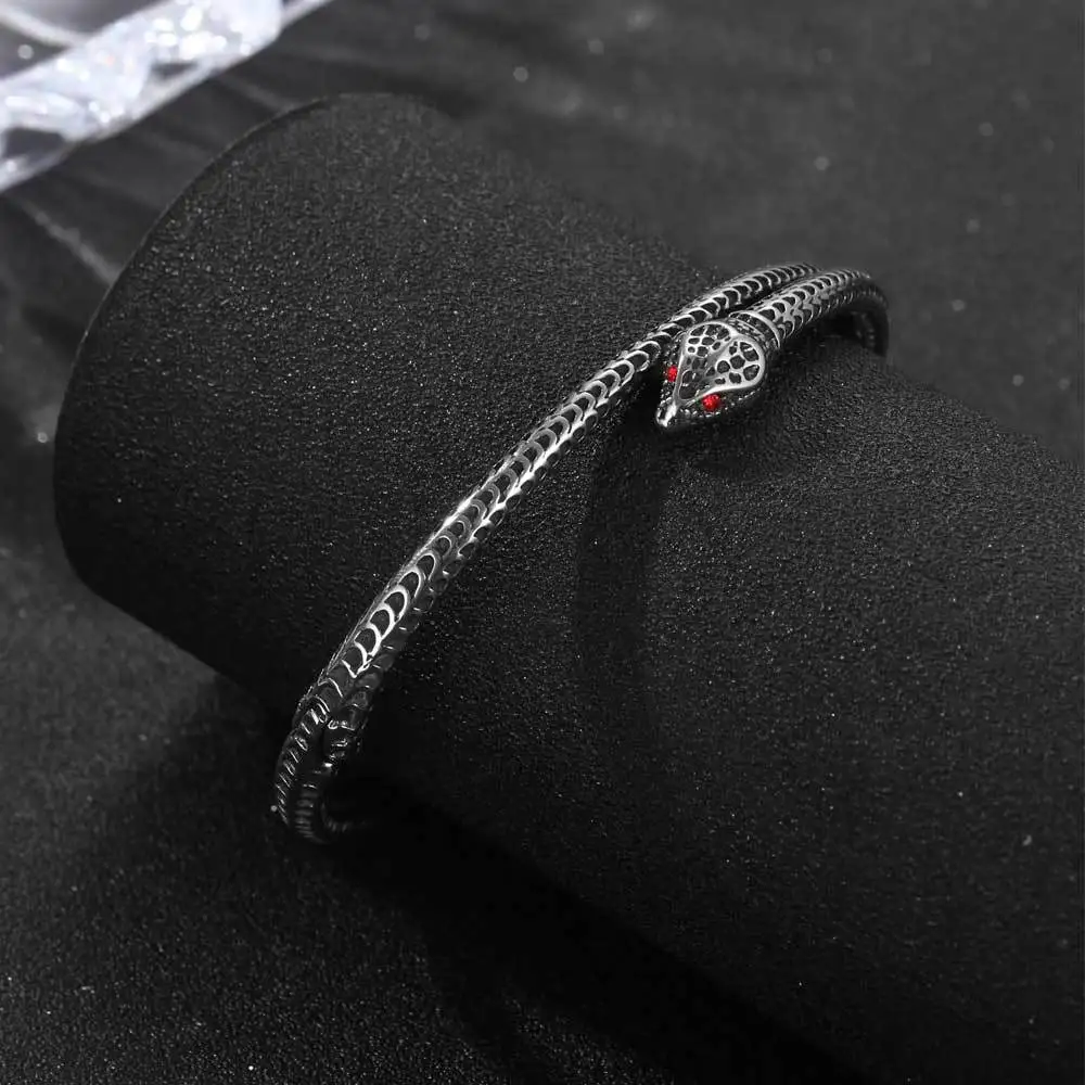 Stainless Steel Bangle Bracelet | Stainless Steel Snake