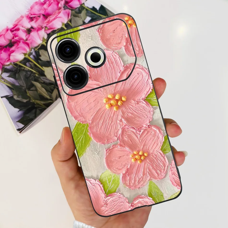 Elegant Printing Soft Silicone TPU Phone Case