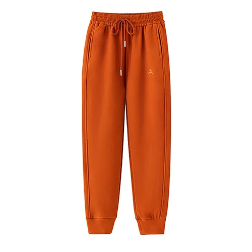 thumbnail image 1 of Pantalones cálidos gruesos de otoño e invierno para mujer, pantalón sudadera deportiva holgado para exteriores, pantalones holgados con cordón recto para mujer, 1 of 5
