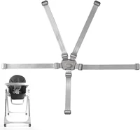 High Chair Strap for Graco, Polyester and Plastic Adjustable Highchair Strap Baby Seat High Chair Kids Stroller Accessories 5 Po