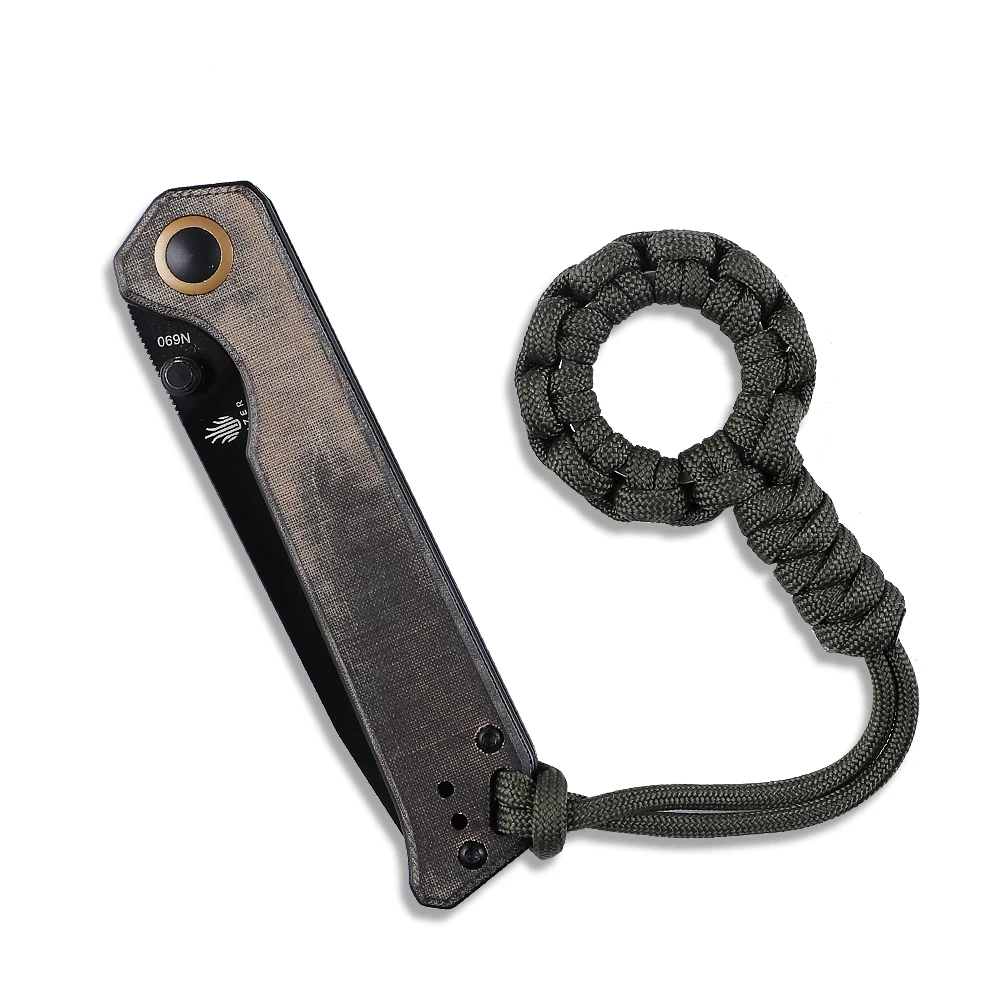 PocketKnifeLanyardParacordRopeHandmadeKeychainOutdoorSurvival