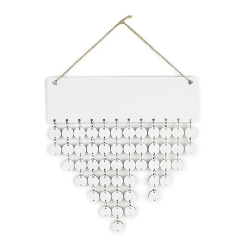 Dropship Fai Da Te In Legno Amici Famiglia Data Sublimazione Spazi Vuoti Calendario Bordo Decor Fai Da Te Appeso