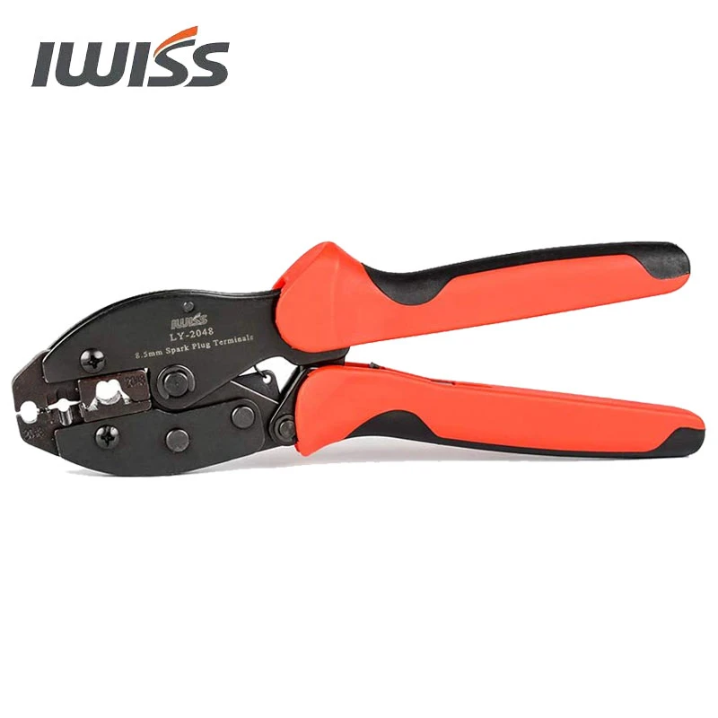 IWISS LY 2048 Ratchet Spark Plug Wire Crimper for Spark Plug Ignition