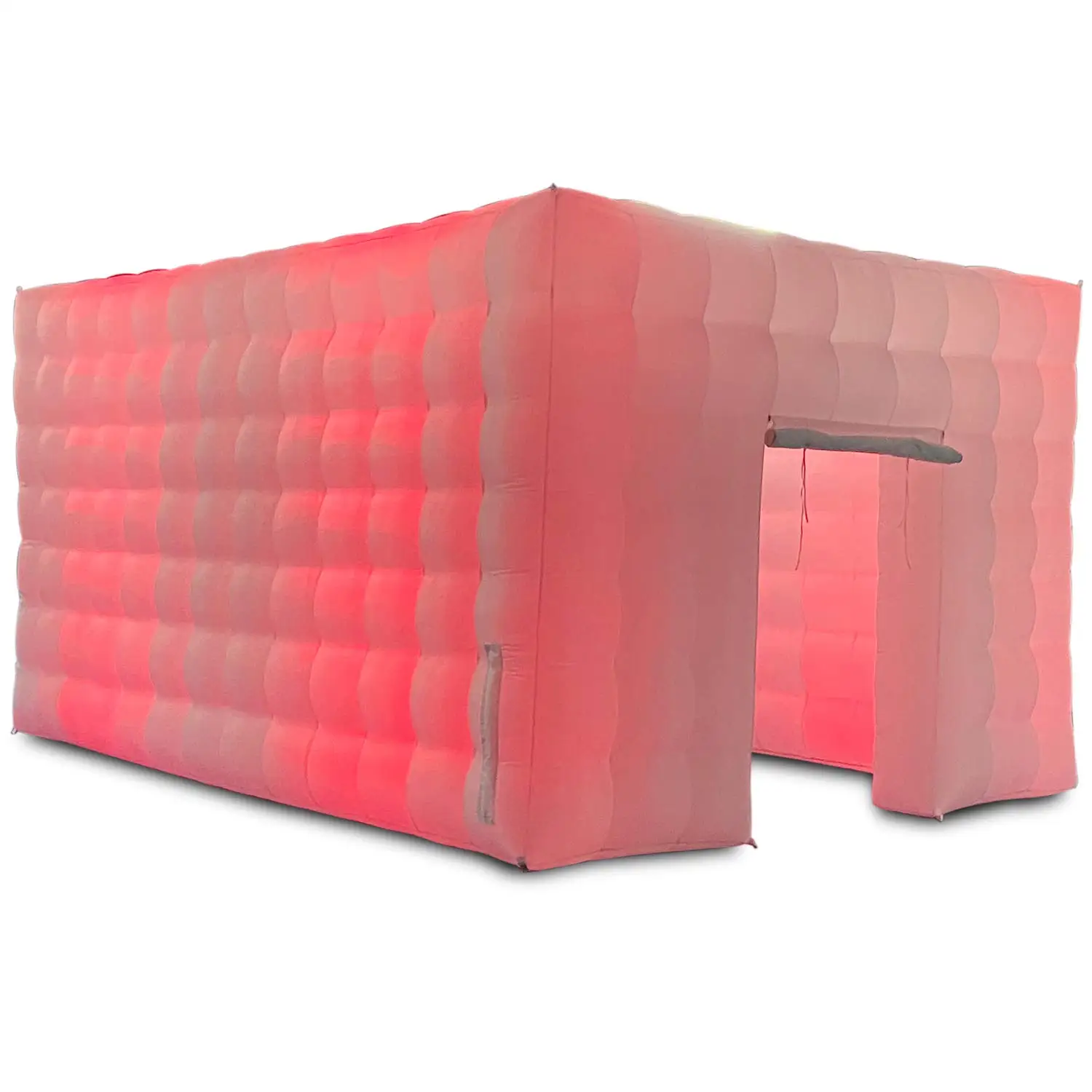 

Large Led Inflatable Cube Tent White Inflatable Marquee Tent House For Event Exhibition Wedding Business 6x4x3mh