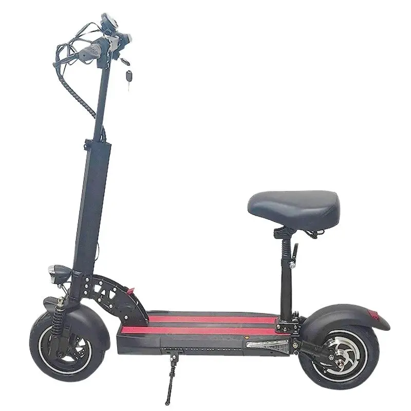 EU warehouse 500W 48V 13AH off road e scooter 10 inch foldable electric scooter with seat custom