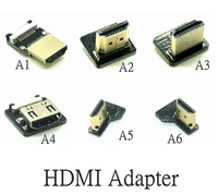 Micro HDMI-Mini HDMI 90 Degree Adapter 5cm-100cm FPC Ribbon Flat FPV HDMI-Cable Pitch 20pin For Multicopter Aerial Photography - Image 5