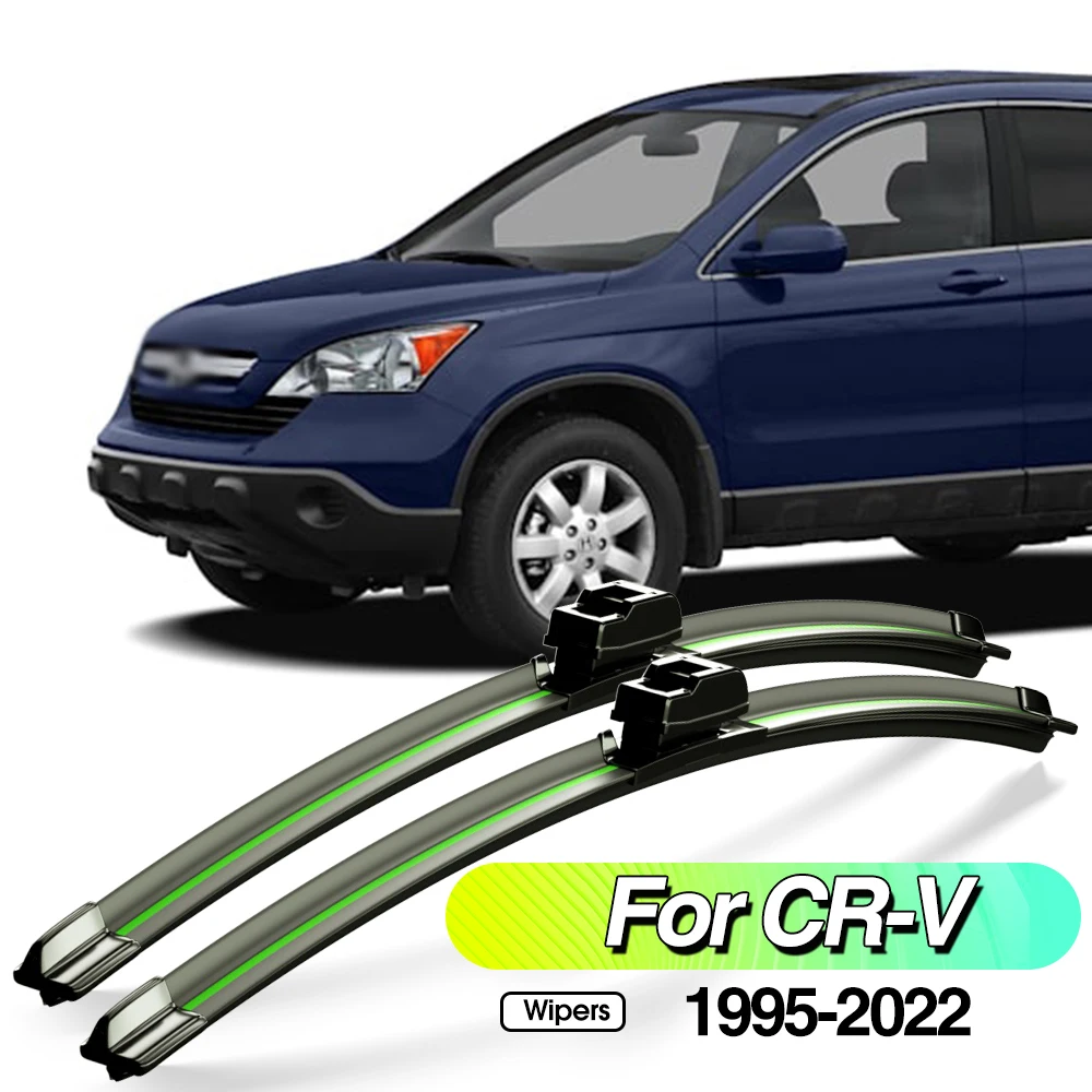 

For Honda CR-V CRV 1 2 3 4 5 1995-2022 2pcs Front Windshield Wiper Blades Windscreen Window Accessories 2006 2012 2016 2019