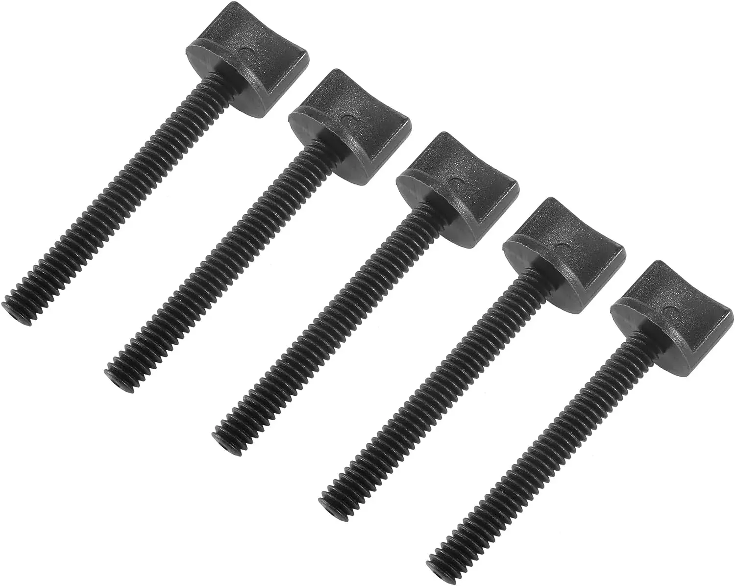 

1/4" x 2 Inches Thumb Screw Bolt Hand Driven Spade Plastic Screws British Standard Thread for RC Model Aircraft 5 Pcs