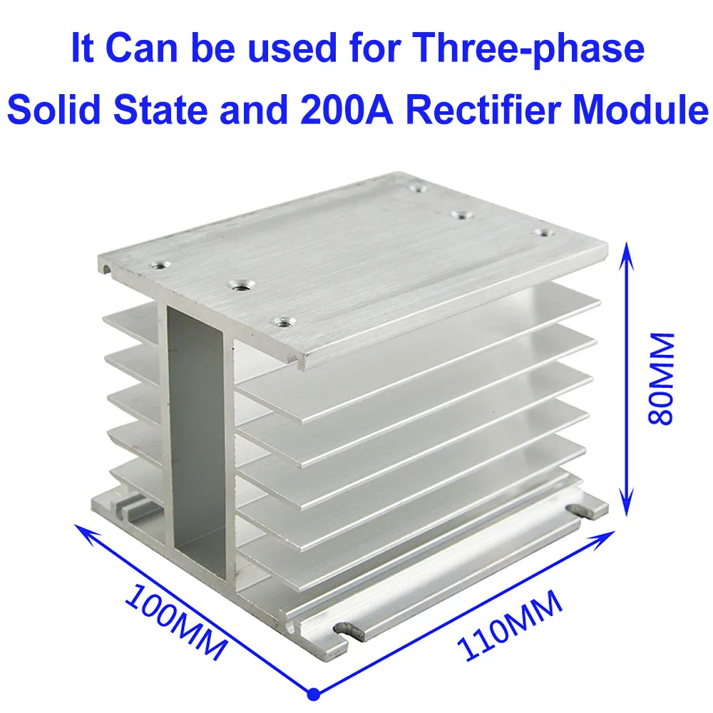 SSR Solid State Relay Radiator Ttype W Type H Type Aluminum Heat Sink ...