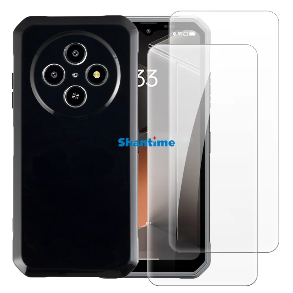 Full-Body Protection Set: Soft Case + Tempered Glass Screen Protectors (2-Pack)