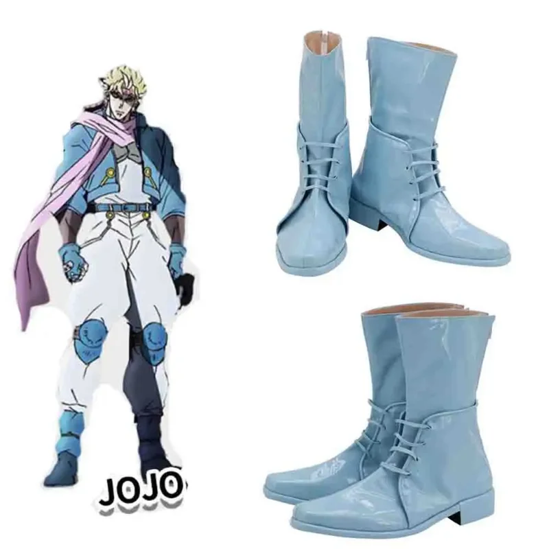 

Anime JoJo‘s Bizarre Adventure Caesar Anthonio Zeppeli Cosplay Shoes Boots Halloween Party Costumes Accessory Custom Made New