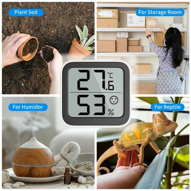 Electric Hygrometer Temperature Humidity Meter Accuracy Calibration LCD Temperature Sensor Indoor mini Thermometer 5