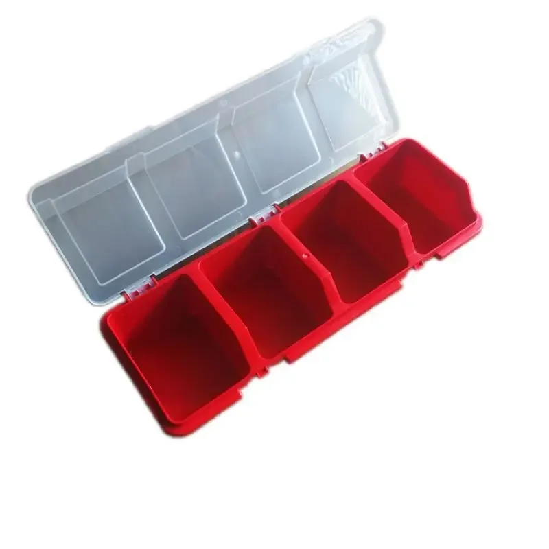 1Pc Multi-Compartment Organizer Box for Screws & Small Parts - Durable Plastic Hardware and Jewelry Storage Case Tool Box 공구함 5