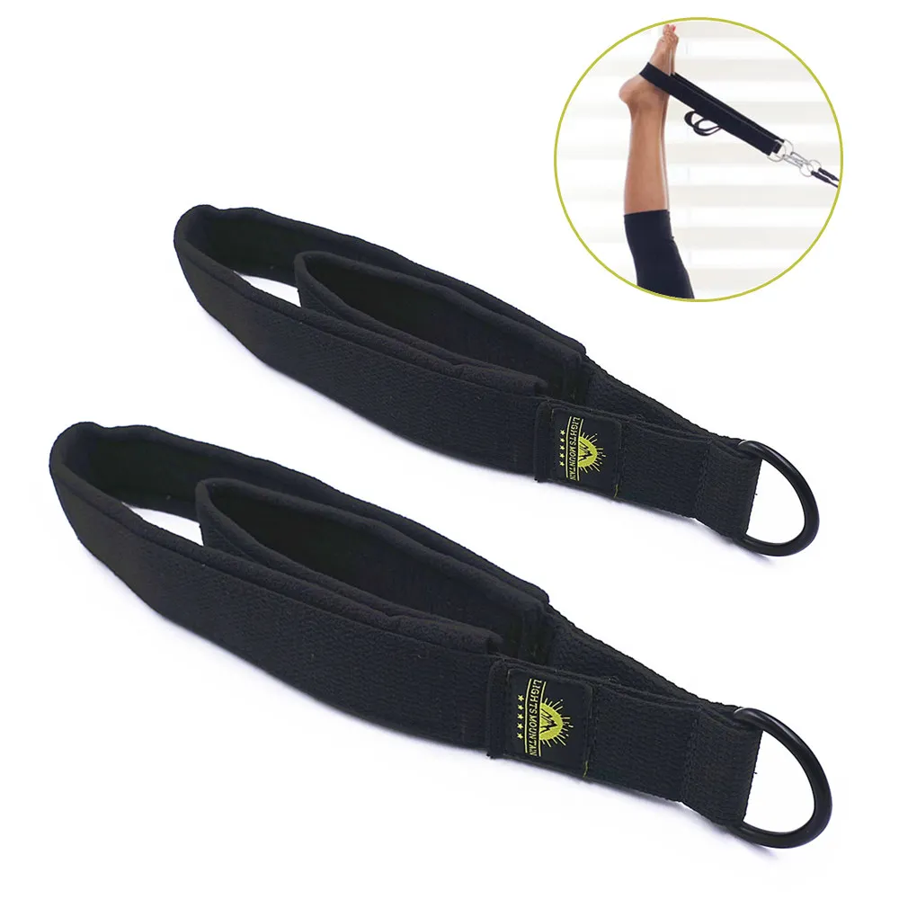 

2 PCS Pilates Double Loop Straps for Pilate Reformer Fitness Yoga Straps Handles Exercise Home Gym Workout Accessories