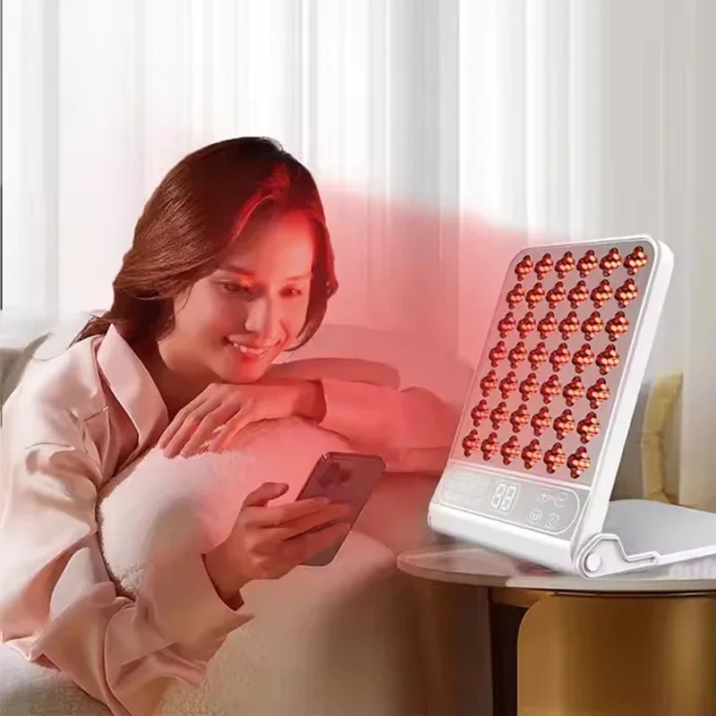 LED Beauty Light Panel for Face and Neck Red Light Therapy 4 Colors 210LED Beads Contactless Operation for Full Body Skincare