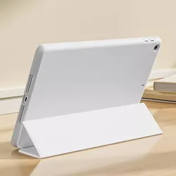 Versatile Three - Fold PU Protective Tablet Shell for Pro 11 2024 2025 (Haze Grey)