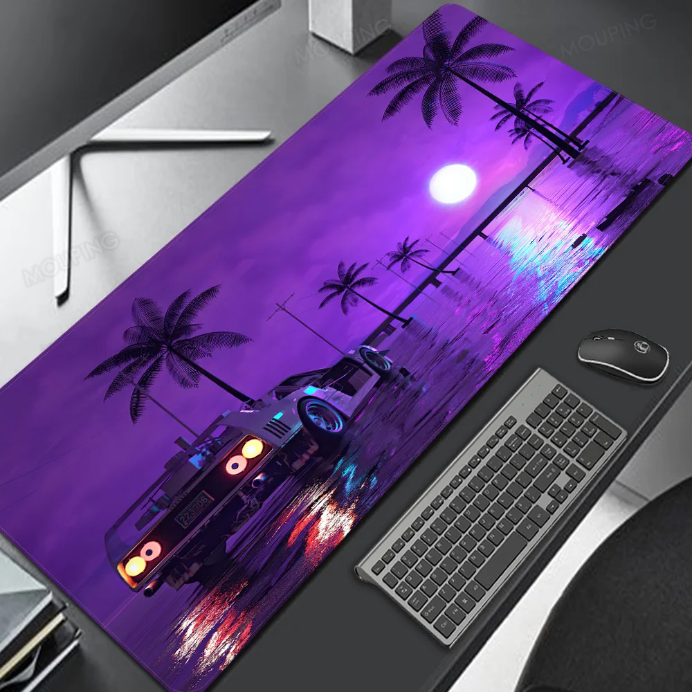 

Table Mat Slipmat 900x400 Mouse Pads Keyboard Pad Pad on The Table Anime Mouse Mats Purple Gamers Accessories Pc Gamer Mausepad
