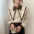 Vintage Chiffon Shirts Women Elegant Patchwork Long Sleeve Blouses Office Lady Korean Black Turn Down Collar Casual Tops