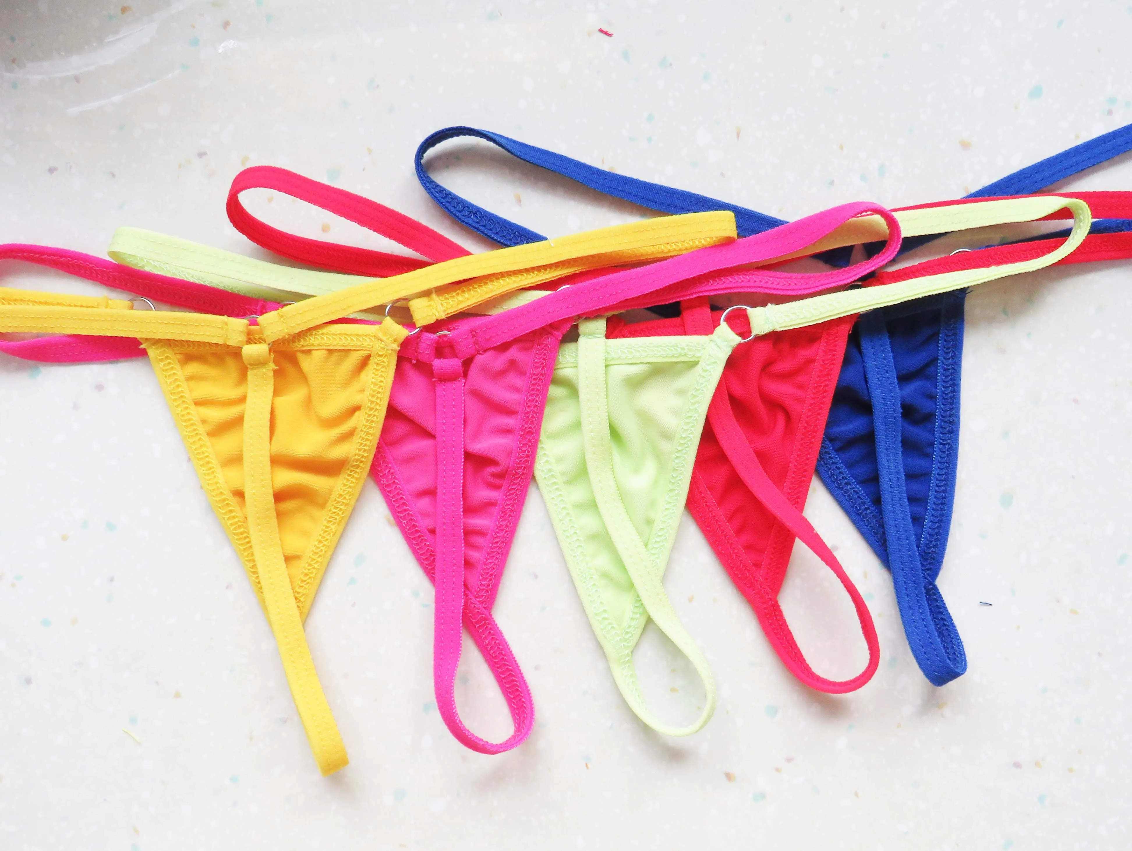 Women's sexy underwear mini Thong low waist T pants stretch swimsuit swimming pants Women's Panties