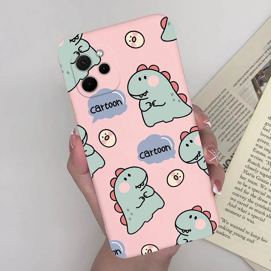 Heart Silicone Matte Shockproof Phone Case - Soft Back Cover, Enhanced Protection