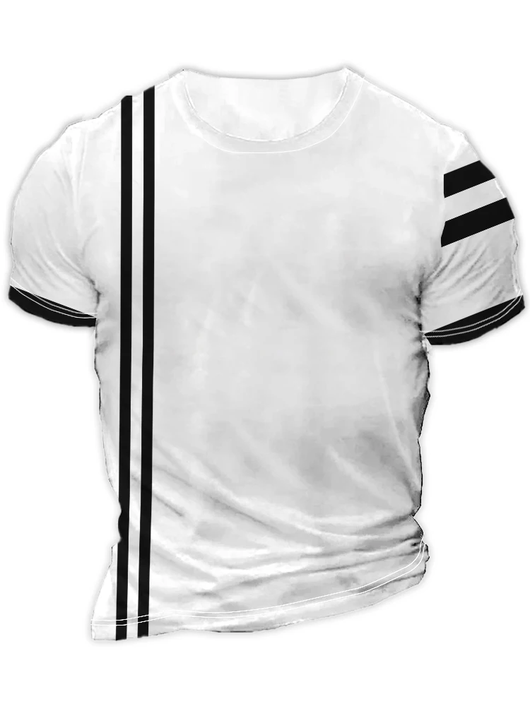 

Летняя Европейская и американская мужская футболка с круглым вырезом и коротким рукавом, универсальная уличная Мужская футболка с 3d-цифровым принтом