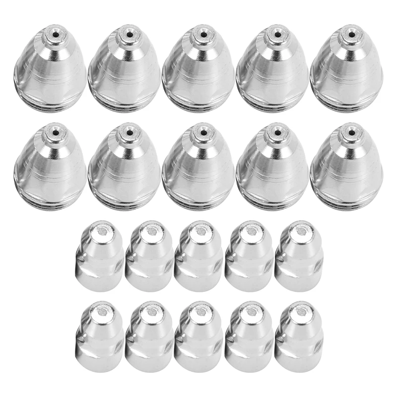 

P80 Air Plasma Nozzle 1.1Mm Plasma Cutting Machine Torch Consumables CNC Cutting Electrode Nozzle 20 Pcs