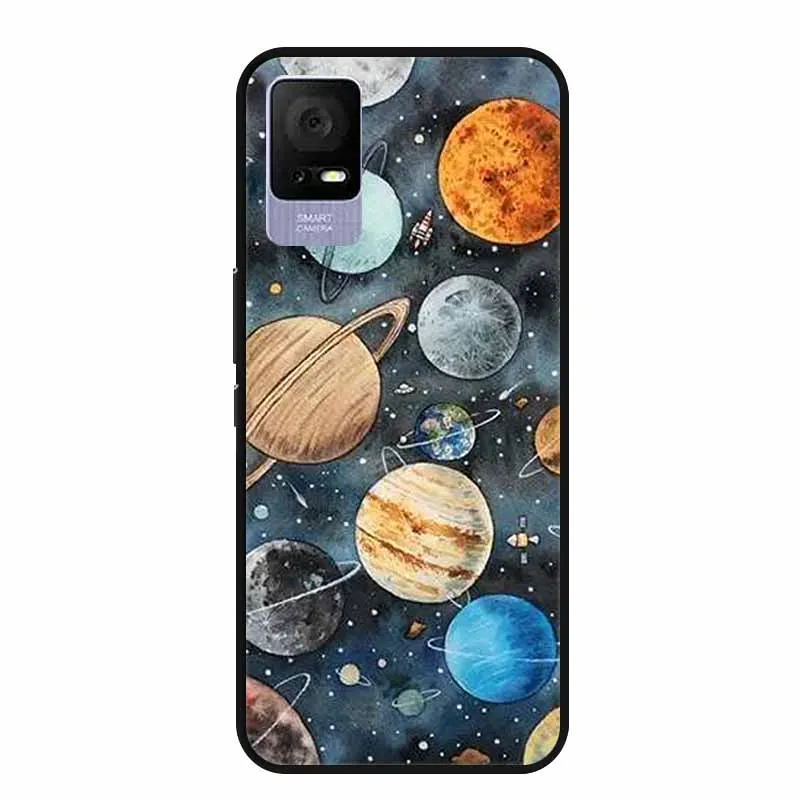 Fashionable Soft TPU Silicone Phone Cover - Stylish Painted Bumper Case