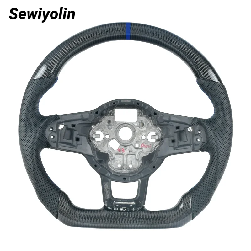 

Carbon Custom Forged Carbon Fiber Steering Wheel for VW Golf GTI R MK7 carbon fiber auto parts