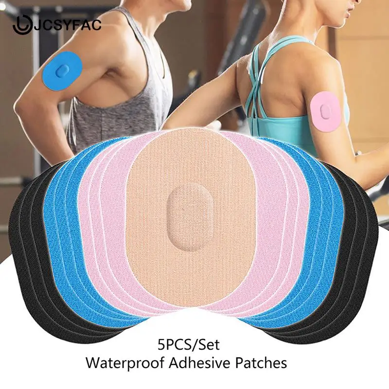 Patch Adesive 5 Pezzi Toppe Adesive Impermeabili Freestyle Libre Sensor Cover Patch Clear Cgm Overpatch Tape Long Lasting