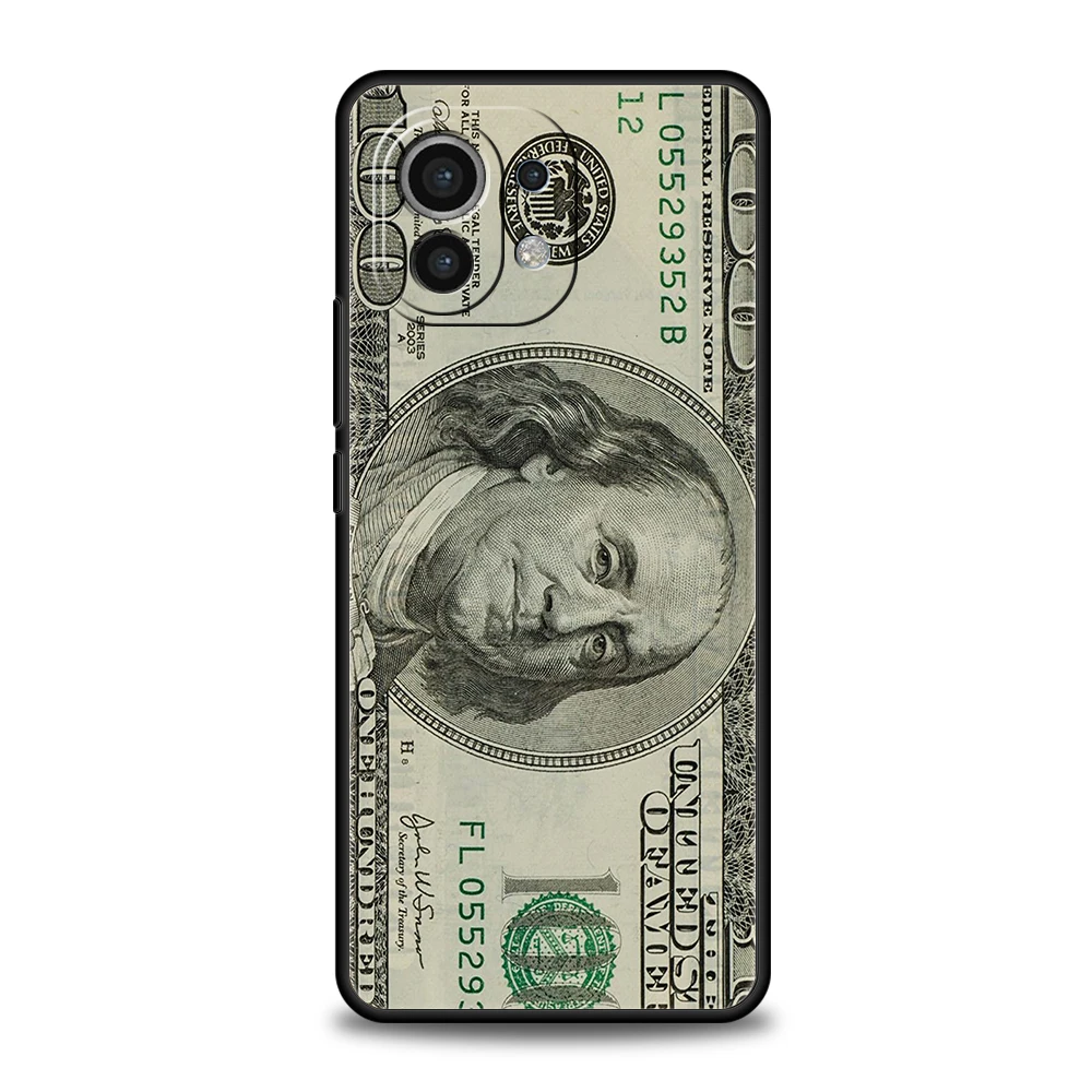 Luxury Shockproof Soft Cash Design Phone Case Cover