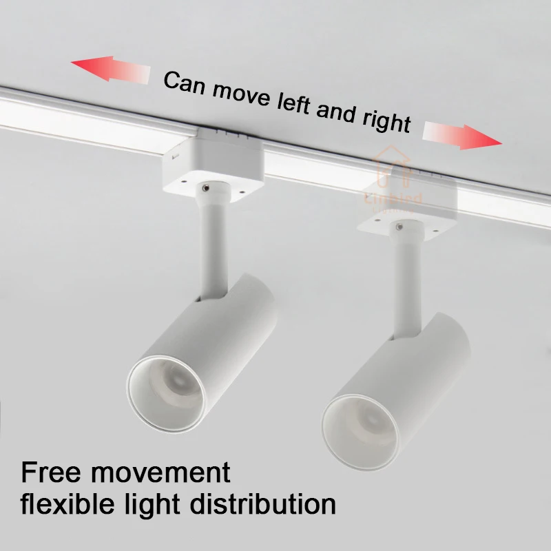 5mm Slim Magnetic Track Light System Black White Ultra Thin Ceiling Surface Mounted Led Rail Lamp Linear Magnet Home Lamps 5