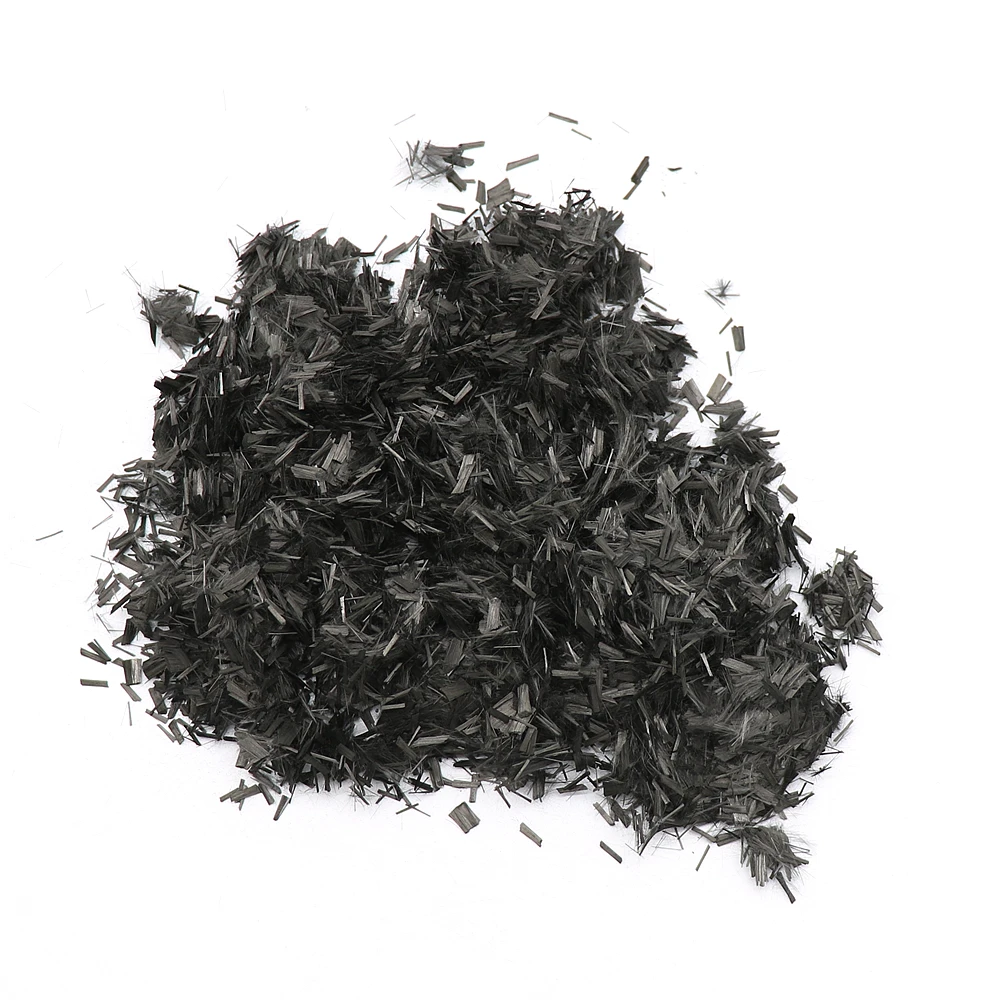 100G 3-12MM Carbon Fiber Forging Chopped Carbon Fiber Bundle Forging Marble Texture Automotive Interior Parts Surface Mod