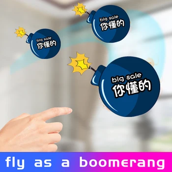Flying Ball Spinner Boomerang Flyorb Orb Magic Ball With LED Light Drone Flight Gyro Stress Release Toys Children Birthday Gifts 2