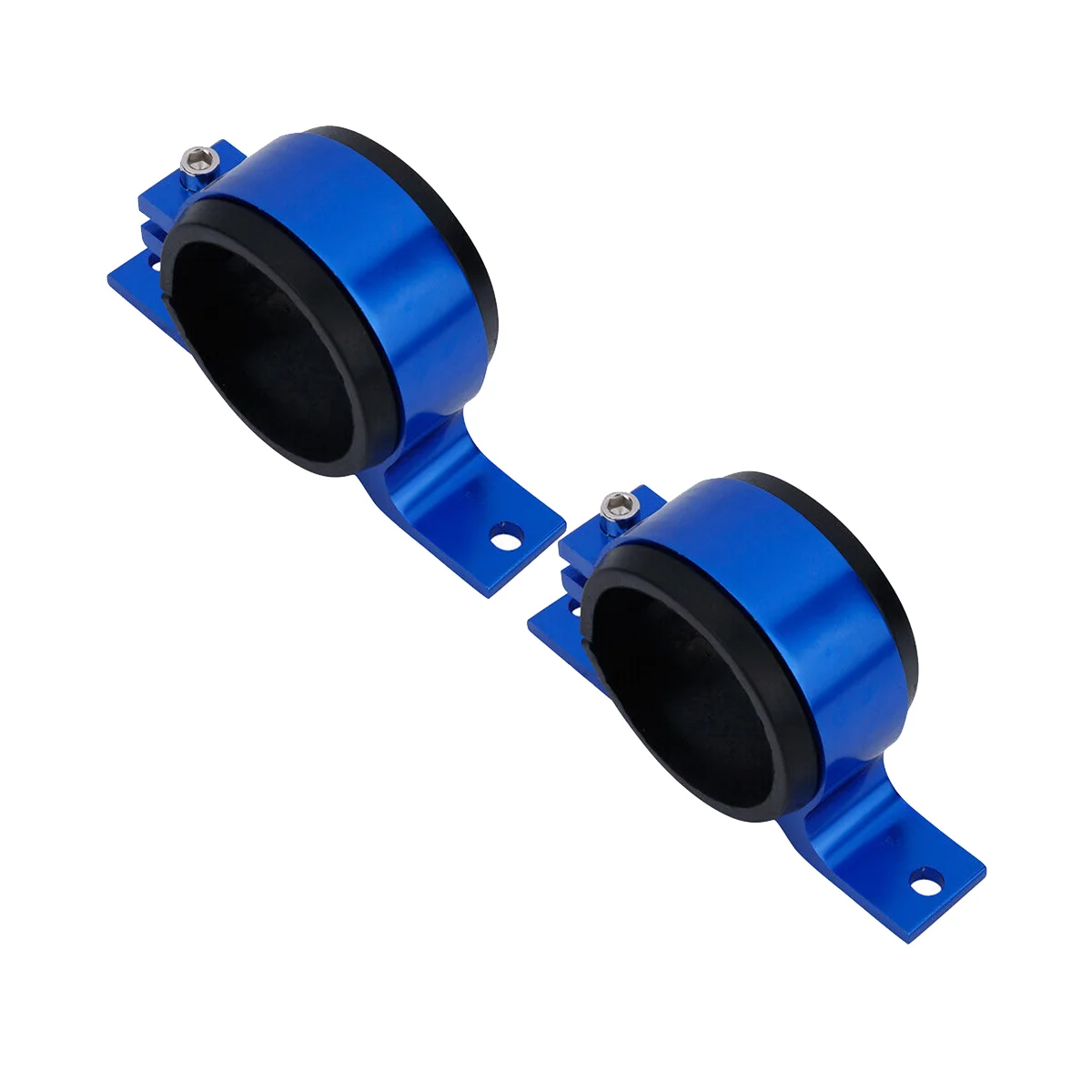 

2PCS Blue 60Mm Fuel Pump Single Mount Bracket Fuel Filter External Bracket Clamp Cradle for 044 BOSCH 380LPH 300LPH