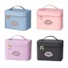 Travel Makeup Bag with LED Lighted Mirror Large Capacity Zipper Closure Handle Design Portable Cosmetic Makeup Organizer Bag 6