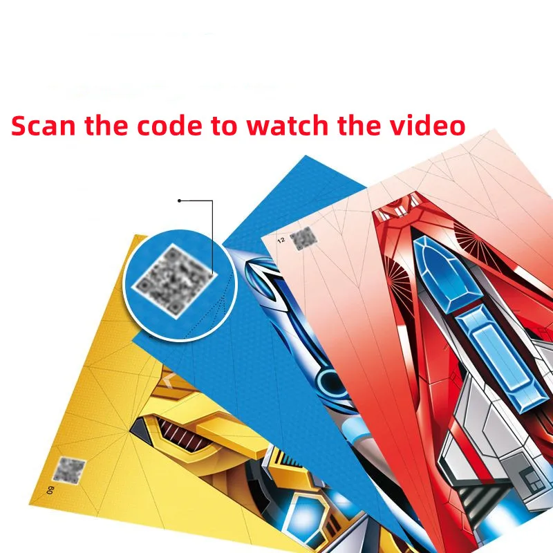 36Pcs Children Creative Origami Paper Planes Folding DIY Parent-child Full Color Handicraft Toy Aircraft Educational Toy 6