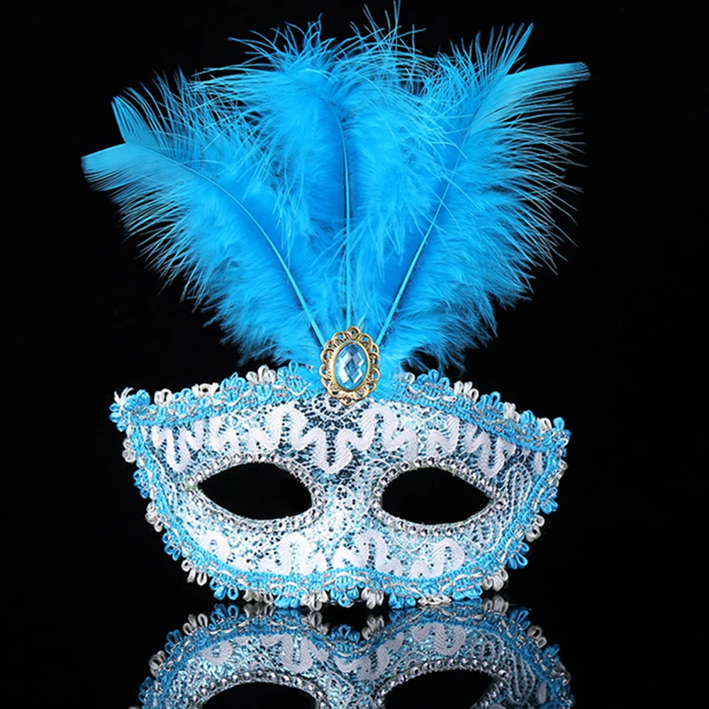 Women Masquerade Mask Party Mask Women Masquerade Luxury Peacock Feathers Mask