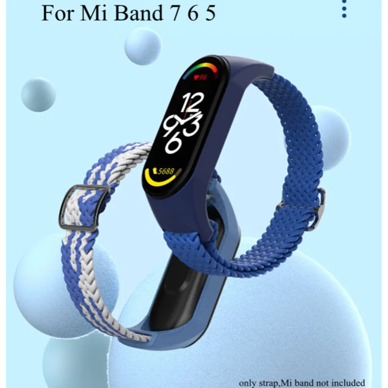 Elastic Adjustable Nylon Strap for Fitness Tracker