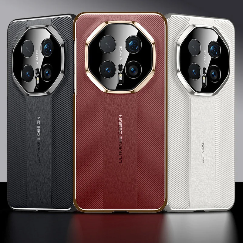 Luxurious Texture Ultimate Protective Case with Slim Camera Shield Cover