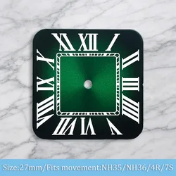 Santos Square Roman Dial for Men's Watch Modification and Repair Tool (A4)