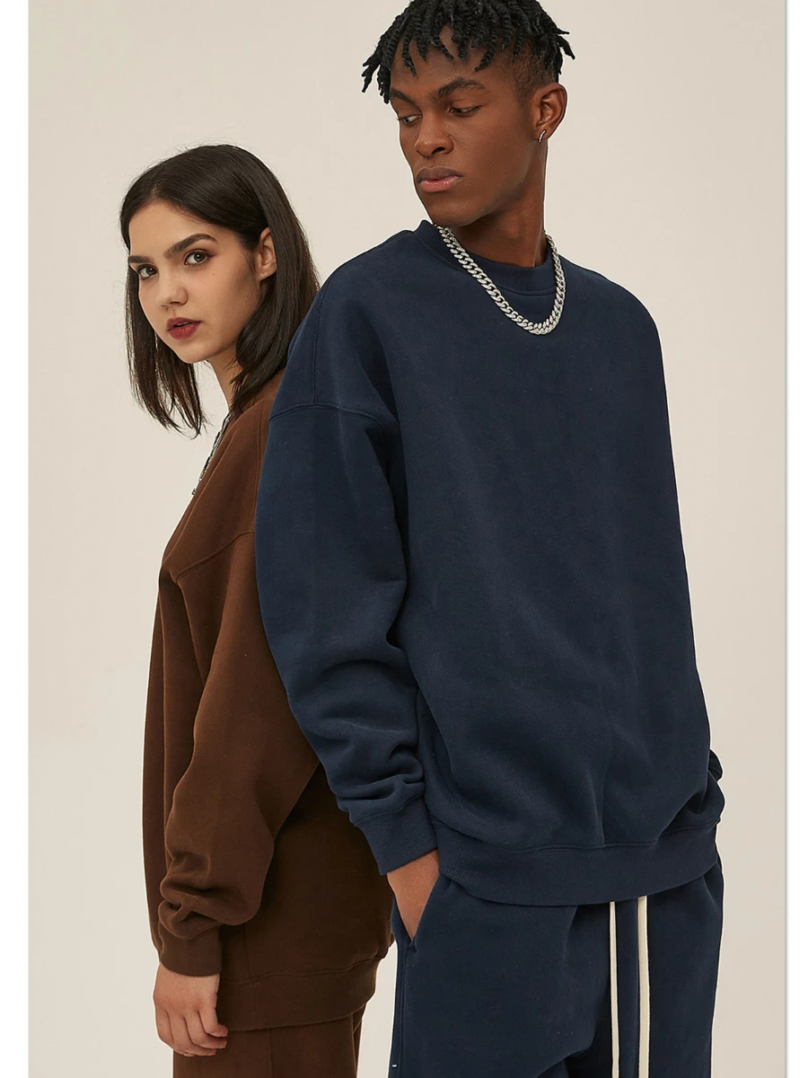 Bornladies Thickened Oversize Hoodies Trendy Brand Pants Suits Women Warm Fashion Pullovers Sports Jacket Couples Hoodie Sets